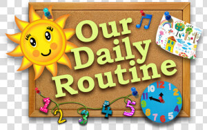 Our Daily Schedule Clipart  HD Png Download