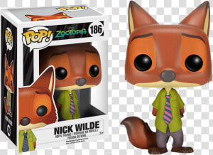 Funko Pop Nick Wilde  HD Png Download
