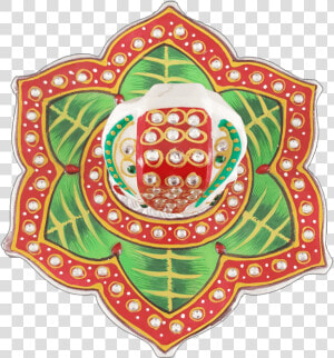 Tg marble Leaf Ganesh Choki   Motif  HD Png Download