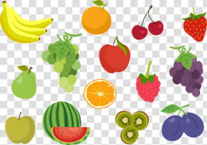 Fruit  Banana  Apple  Healthy  Fresh  Health  Dessert   Strawberry  HD Png Download