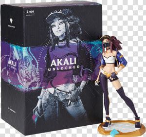 Kda Akali Unlocked Statue  HD Png Download