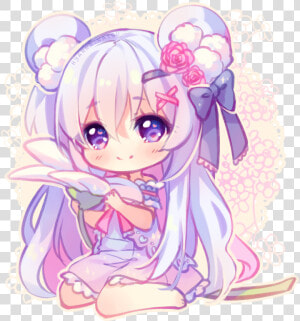 Anime Girl Hyanna Natsu Chibi  HD Png Download