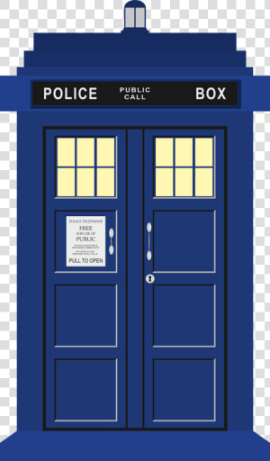 Transparent Tardis Clipart   Time Machine Police Box  HD Png Download