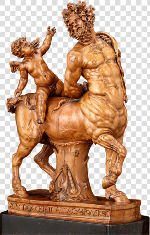 18th century Boxwood Furietti Centaurs   Statue  HD Png Download