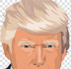 Trump S New Obsession   Clipart Donald Trump Cartoon  HD Png Download