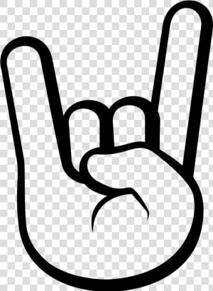 Emoji Sign Of The Horns Emoticon Symbol   Rock N Roll Png  Transparent Png