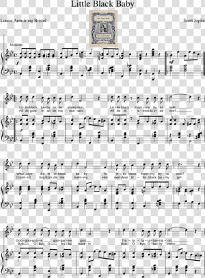Little Black Baby Scott Joplin  HD Png Download