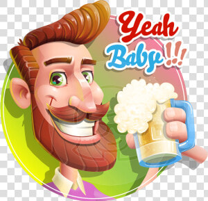 Cheers 3d Sticker   Cartoon  HD Png Download