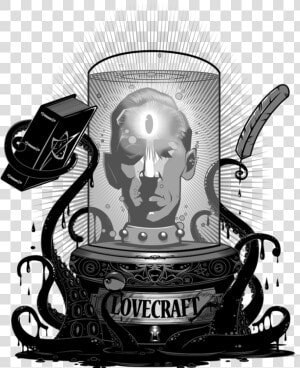 Hp Lovecraft Ilustración  HD Png Download