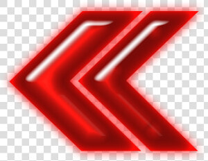 Double Arrow Neon Red Left   Neon Red Arrow Png  Transparent Png