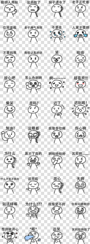 Ah White Weird Face Emoji  HD Png Download