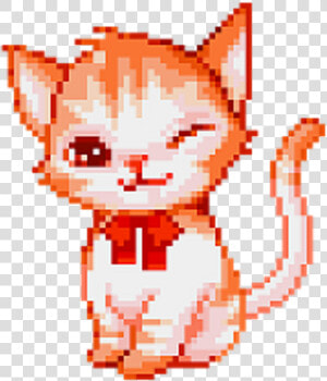 Cute Cat Perler Bead Patterns   Png Download   Cat Perler Bead Patterns  Transparent Png