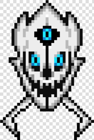 Pixel Art Undertale Gaster Blaster  HD Png Download