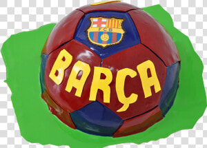 Piłka Fc Barcelona 3d   Birthday Cake  HD Png Download