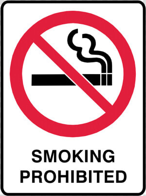 Prohibited Sign Png   No Smoking In Area  Transparent Png