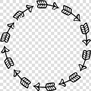 Arrows Arrowwreath Frame Border   Arrow Circle Border Png  Transparent Png