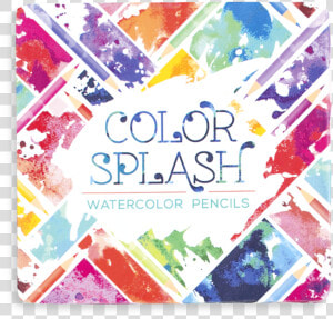 Color Splash Watercolor Pencils  HD Png Download