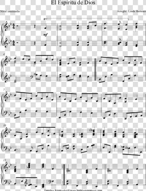 Partitura Piano Ursinho Pimpão  HD Png Download