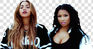 Beyoncé  Nicki Minaj  And Feeling Myself Image   Nicki Minaj Y Beyonce  HD Png Download