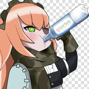 Transparent Rimworld Png   Anime Girl Drinking Tears  Png Download