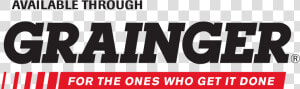 Available Through Grainger Logo  HD Png Download