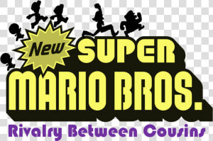 Mario Bros Logo Png Image Library   New Super Mario Bros  Transparent Png