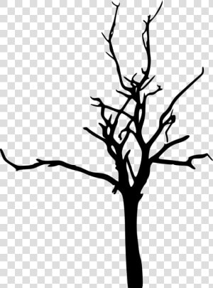 Portable Network Graphics Clip Art Silhouette Tree   Simple Silhouette Of A Tree  HD Png Download