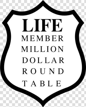 Million Dollar Round Table Logo Black And White   Member Million Dollar Round Table  HD Png Download