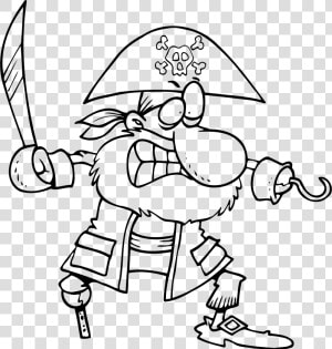 Pirate Clip Arts   Pirate Outline  HD Png Download