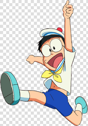 Nobita Jumping Clipart  HD Png Download