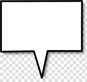 Callout Rectangle Center   กล่อง ข้อความ คำ พูด 4 เหลี่ยม  HD Png Download