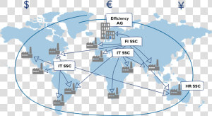Transfer pricing   Transparent Blue World Map  HD Png Download