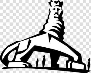 Vector Illustration Of The Lion Of Judah Monument    Lion Of Judah Addis Ababa Vector  HD Png Download
