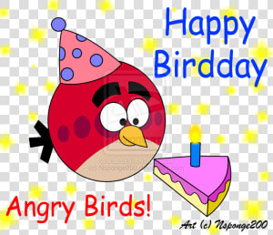 Transparent Angry Birds Birthday Clipart   Happy Birthday Angry Bird  HD Png Download