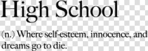 Highschool School Quote Childhool Depressed   Parallel  HD Png Download