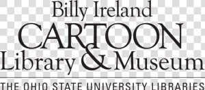 Billy Ireland Cartoon Library  amp  Museum Logo   Circle  HD Png Download
