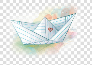  paperboat  boat  paper   Triangle  HD Png Download