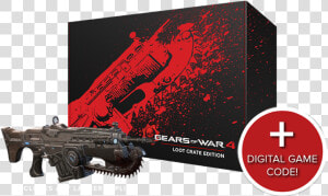 Lancer Loot Crate   Gears Of War  HD Png Download