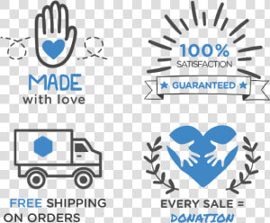 Trust Badges Free Shipping  HD Png Download