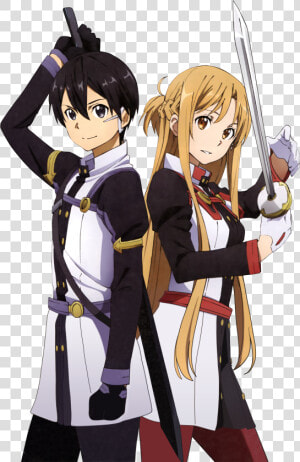 Asuna And Kirito Ordinal Scale  HD Png Download