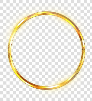  freetoedit  gold  frame  border  circle   Transparent Cool Circle Png  Png Download