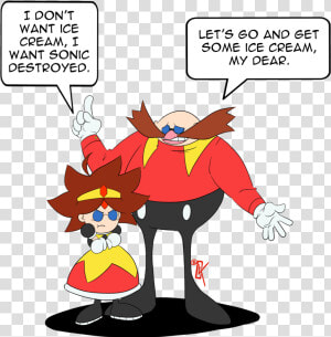I Don T Want Ice Cream  I Want Sonic Destroyed   Eggette Omelette  HD Png Download