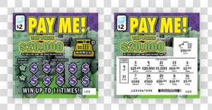 Pay Me Illinois Lottery  HD Png Download