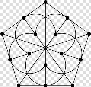 Gq   The Doily   Finite Geometry  HD Png Download