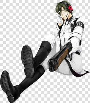 Aoharu X Kikanjuu Midori Render  HD Png Download