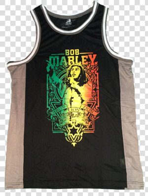 Bob Marley Frame Basketball Jersey   Active Tank  HD Png Download