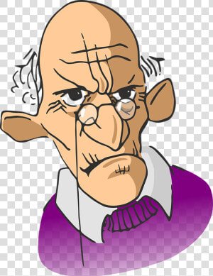 Funny Senior Monologue   Ugly Old Man Cartoon  HD Png Download