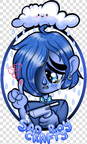 Sad Boy Crafts Logo   Cartoon  HD Png Download