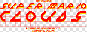 Cory Arcangel S Work Super Mario Clouds Is Considered   Graphic Design  HD Png Download