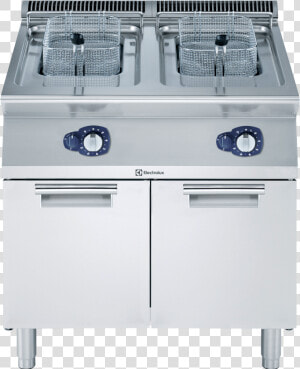 Two Wells Freestanding Gas Fryer   Electrolux Gas Deep Fryer  HD Png Download